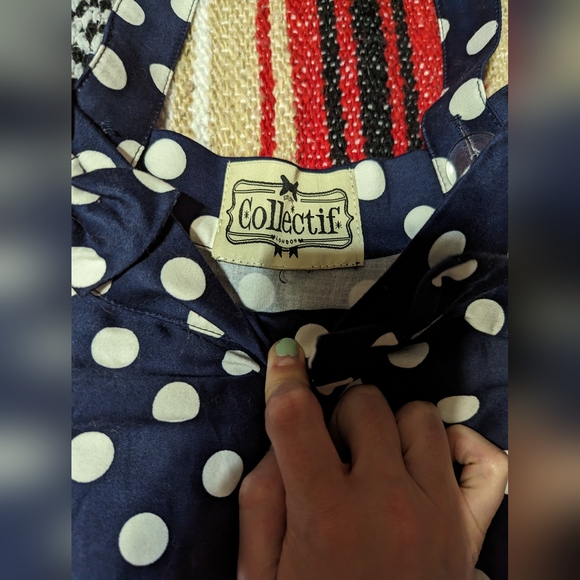 Modcloth 2-strap collectif circle skirt - Picture 3 of 7